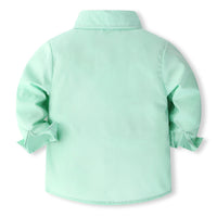 Load image into Gallery viewer, 2 Pieces Set Baby Kid Boys Solid Color Shirts And Pants Wholesale 240409111
