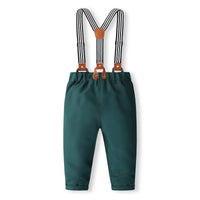 Load image into Gallery viewer, 2 Pieces Set Baby Kid Boys Solid Color Shirts And Pants Wholesale 240409111
