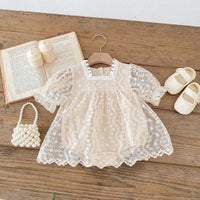 Load image into Gallery viewer, Baby Girls Solid Color Rompers Wholesale 240409113
