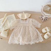 Load image into Gallery viewer, Baby Girls Solid Color Rompers Wholesale 240409113
