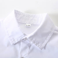 Load image into Gallery viewer, 2 Pieces Set Baby Kid Boys Bow Rompers And Solid Color Shorts Wholesale 240409116
