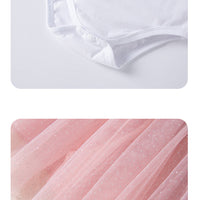 Load image into Gallery viewer, 2 Pieces Set Baby Girls Love heart Print Rompers And Solid Color Skirts Wholesale 240409119
