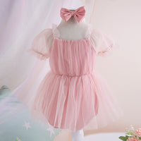 Load image into Gallery viewer, Baby Girls Solid Color Bow Rompers Wholesale 240409120
