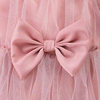 Load image into Gallery viewer, Baby Girls Solid Color Bow Rompers Wholesale 240409120
