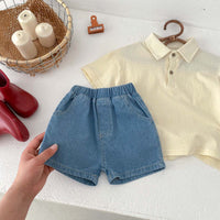 Load image into Gallery viewer, Baby Kid Girls Boys Solid Color Shorts Wholesale 240409123
