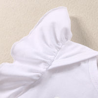 Load image into Gallery viewer, 2 Pieces Set Baby Girls Cartoon Rompers Color-blocking And Cow Shorts Wholesale 240409124
