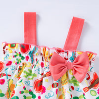 Load image into Gallery viewer, 2 Pieces Set Baby Kid Girls Cartoon Tank Tops And Solid Color Shorts Wholesale 240409126
