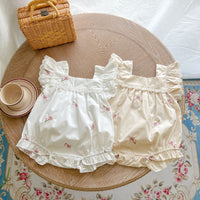 Load image into Gallery viewer, Baby Kid Girls Flower Embroidered Rompers Wholesale 24040913
