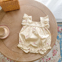 Load image into Gallery viewer, Baby Kid Girls Flower Embroidered Rompers Wholesale 24040913
