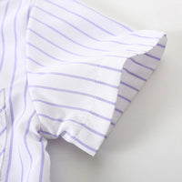 Load image into Gallery viewer, 2 Pieces Set Baby Kid Boys Striped Shirts And Solid Color Rompers Wholesale 240409132
