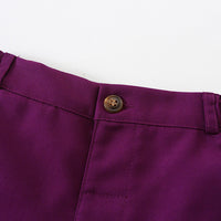 Load image into Gallery viewer, 2 Pieces Set Baby Kid Boys Solid Color Bow Shirts And Shorts Wholesale 240409133
