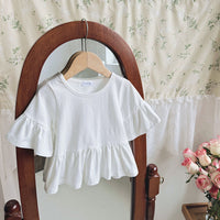Load image into Gallery viewer, Baby Kid Girls Solid Color Tops Wholesale 240409135
