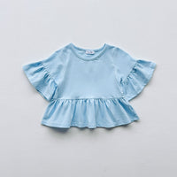 Load image into Gallery viewer, Baby Kid Girls Solid Color Tops Wholesale 240409135
