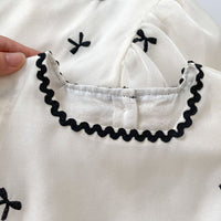 Load image into Gallery viewer, Baby Girls Bow Rompers And Dresses Wholesale 240409140
