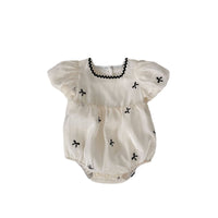Load image into Gallery viewer, Baby Girls Bow Rompers And Dresses Wholesale 240409140
