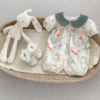 Load image into Gallery viewer, Baby Kid Girls Cartoon Print Rompers Wholesale 240409141
