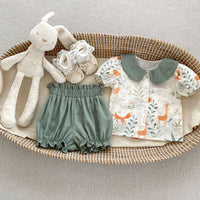 Load image into Gallery viewer, Baby Kid Girls Cartoon Print Rompers Wholesale 240409141
