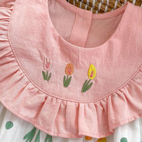 Load image into Gallery viewer, Baby Girls Flower Print Rompers Wholesale 240409145

