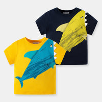 Load image into Gallery viewer, Baby Kid Boys Letters Dinosaur Tops Wholesale 24040915
