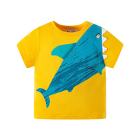 Load image into Gallery viewer, Baby Kid Boys Letters Dinosaur Tops Wholesale 24040915
