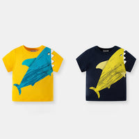 Load image into Gallery viewer, Baby Kid Boys Letters Dinosaur Tops Wholesale 24040915
