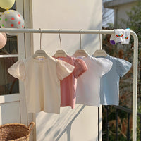 Load image into Gallery viewer, Baby Kid Girls Solid Color Tops Wholesale 240409151
