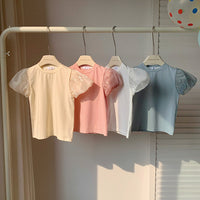 Load image into Gallery viewer, Baby Kid Girls Solid Color Tops Wholesale 240409151
