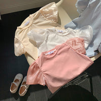 Load image into Gallery viewer, Baby Kid Girls Solid Color Tops Wholesale 240409151
