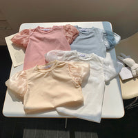 Load image into Gallery viewer, Baby Kid Girls Solid Color Tops Wholesale 240409151
