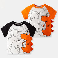 Load image into Gallery viewer, Baby Kid Boys Dinosaur Print Tops Wholesale 24040916
