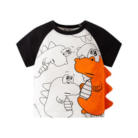 Load image into Gallery viewer, Baby Kid Boys Dinosaur Print Tops Wholesale 24040916
