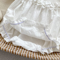 Load image into Gallery viewer, Baby Girls Solid Color Rompers Wholesale 240409161
