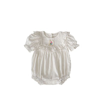 Load image into Gallery viewer, Baby Girls Solid Color Rompers Wholesale 240409161
