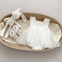 Load image into Gallery viewer, Baby Girls Solid Color Rompers Wholesale 240409164
