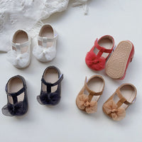 Load image into Gallery viewer, Baby Girls Solid Color Bow Shoes Wholesale 240409169

