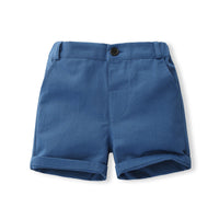 Load image into Gallery viewer, 2 Pieces Set Baby Kid Boys Polka dots Shirts And Solid Color Shorts Wholesale 240409171
