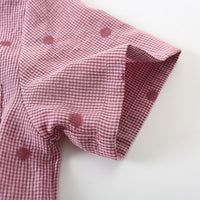 Load image into Gallery viewer, 2 Pieces Set Baby Kid Boys Polka dots Shirts And Solid Color Shorts Wholesale 240409171
