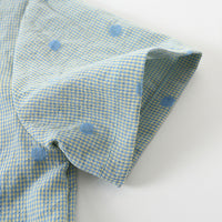 Load image into Gallery viewer, 2 Pieces Set Baby Kid Boys Polka dots Shirts And Solid Color Shorts Wholesale 240409171
