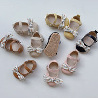 Load image into Gallery viewer, Baby Girls Solid Color Bow Shoes Wholesale 240409173
