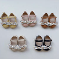 Load image into Gallery viewer, Baby Girls Solid Color Bow Shoes Wholesale 240409173
