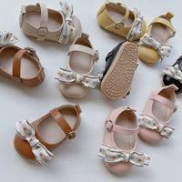 Load image into Gallery viewer, Baby Girls Solid Color Bow Shoes Wholesale 240409173
