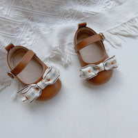 Load image into Gallery viewer, Baby Girls Solid Color Bow Shoes Wholesale 240409173
