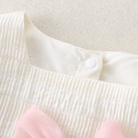 Load image into Gallery viewer, Baby Girls Solid Color Bow Rompers Wholesale 240409175
