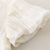 Load image into Gallery viewer, Baby Girls Solid Color Bow Rompers Wholesale 240409175
