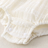 Load image into Gallery viewer, Baby Girls Solid Color Bow Rompers Wholesale 240409175
