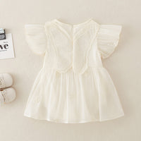 Load image into Gallery viewer, Baby Girls Solid Color Dresses Wholesale 240409177
