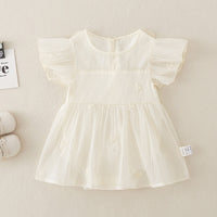 Load image into Gallery viewer, Baby Girls Solid Color Dresses Wholesale 240409177
