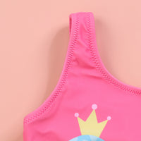 Load image into Gallery viewer, Baby Kid Girls Cartoon Print Beach Swimwears Wholesale 24040918
