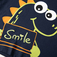 Load image into Gallery viewer, Baby Kid Boys Dinosaur Cartoon Print Tops Wholesale 240409180
