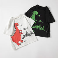 Load image into Gallery viewer, Baby Kid Boys Dinosaur Cartoon Print Tops Wholesale 240409182
